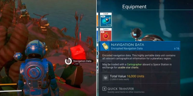 Навигационные данные в No Man’s Sky: где найти