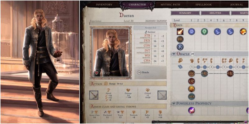 Лучший билд на Дейрана в Pathfinder: Wrath of the Righteous