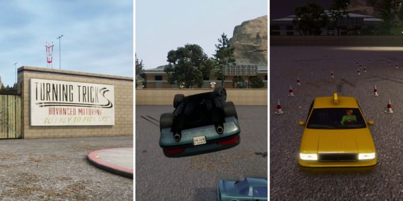 Прохождение автошколы на золото в GTA: San Andreas — Definitive Edition