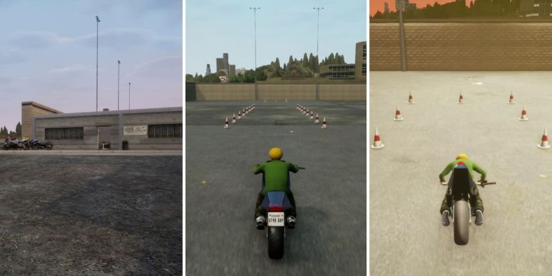 Прохождение мотошколы на золото в GTA: San Andreas — Definitive Edition