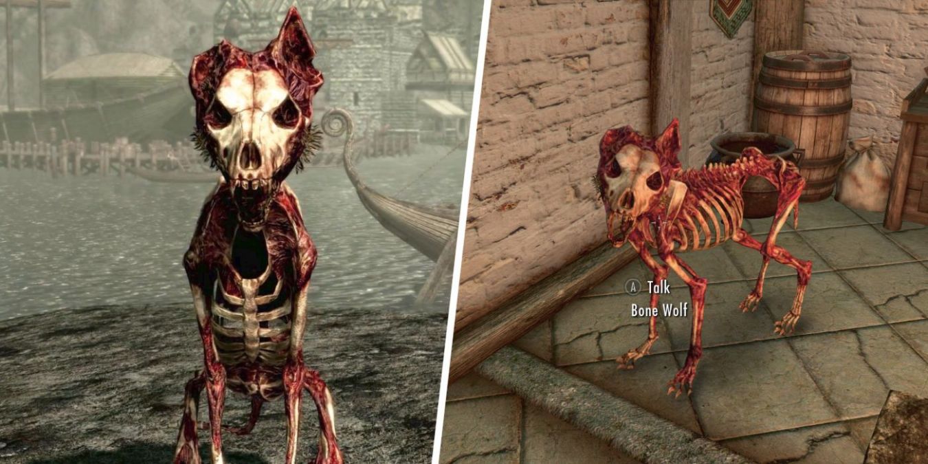 Костяной волк в Skyrim: как получить