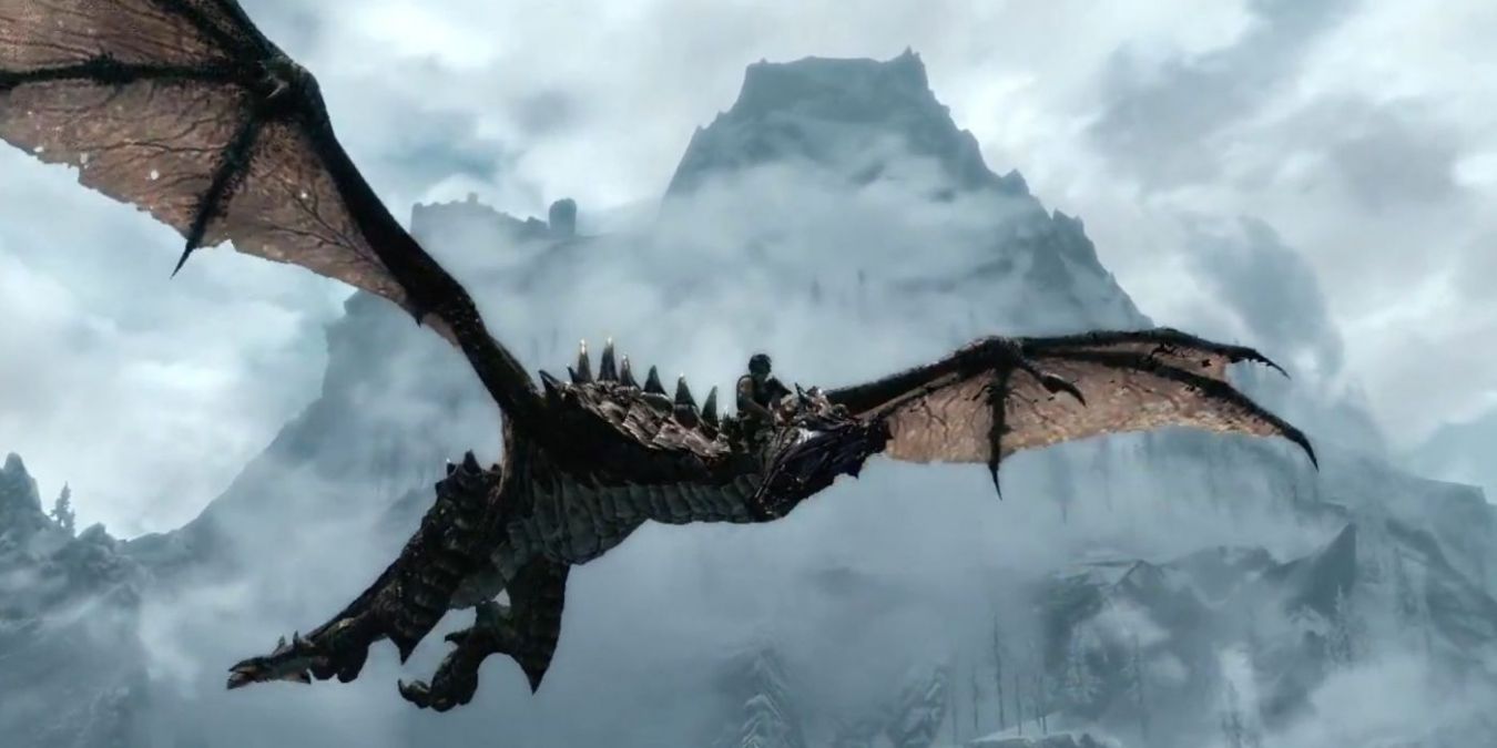 Как оседлать дракона в Skyrim