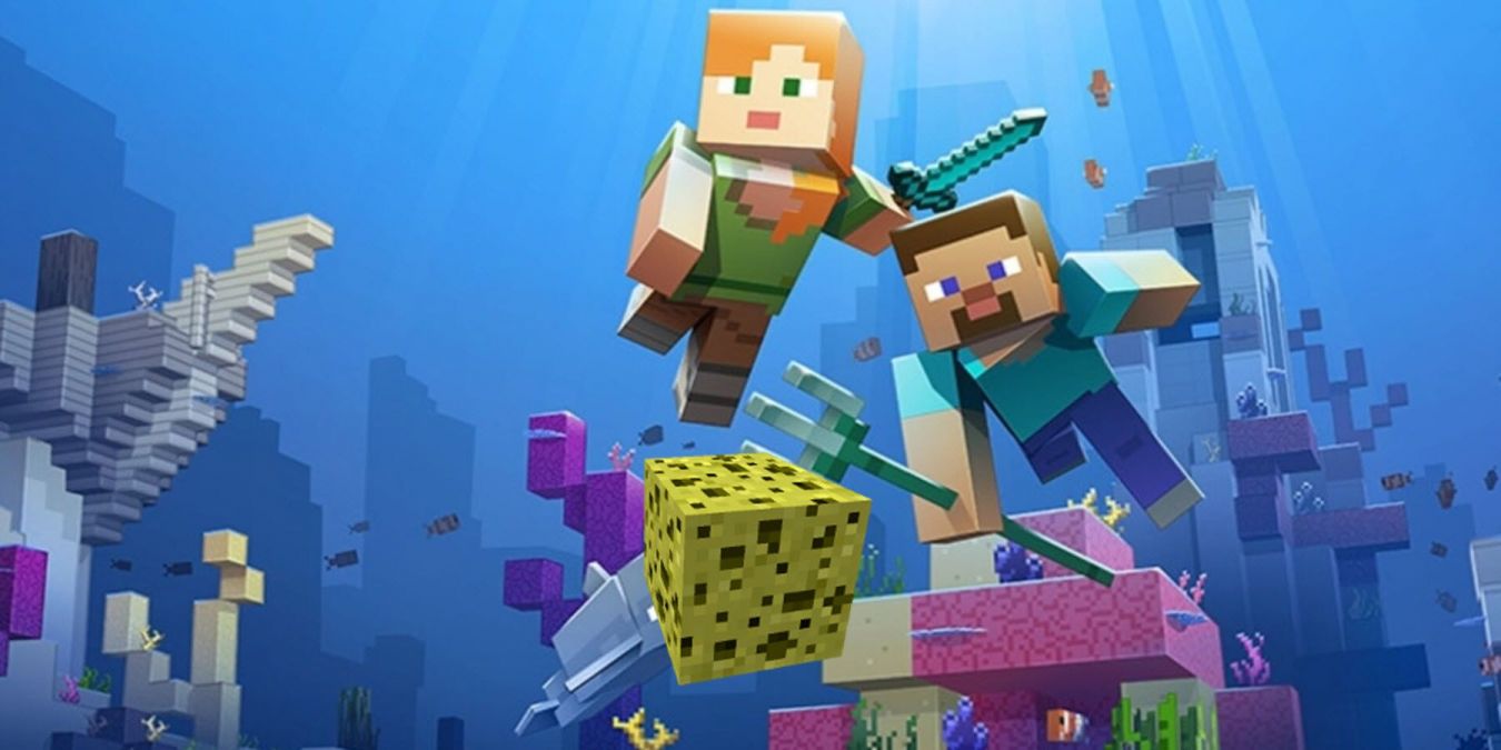 Как получить губки в Minecraft Как получить губки в Minecraft