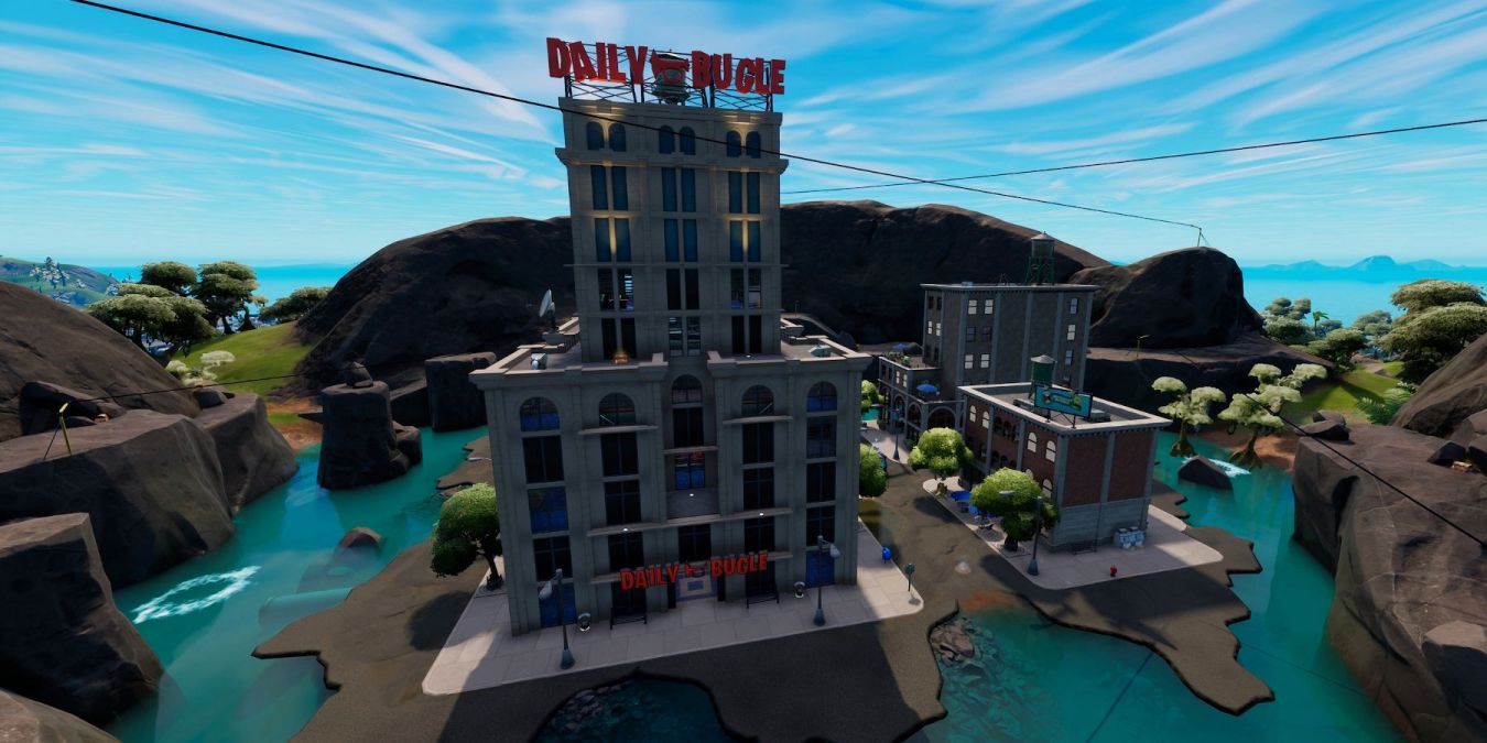 Как подпрыгнуть на батутах Человека-паука 5 раз, не касаясь земли в Fortnite Как подпрыгнуть на батутах Человека-паука 5 раз, не касаясь земли в Fortnite