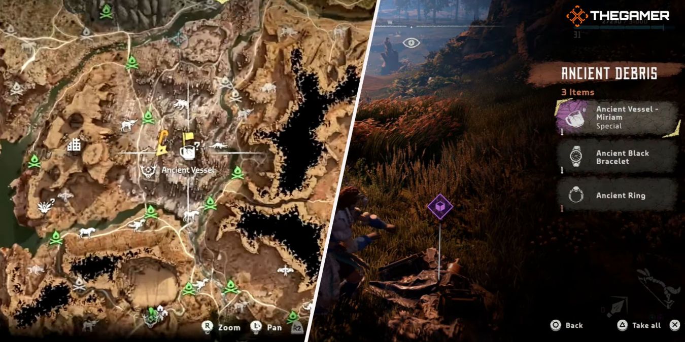 Все древние сосуды в Horizon: Zero Dawn: где найти
