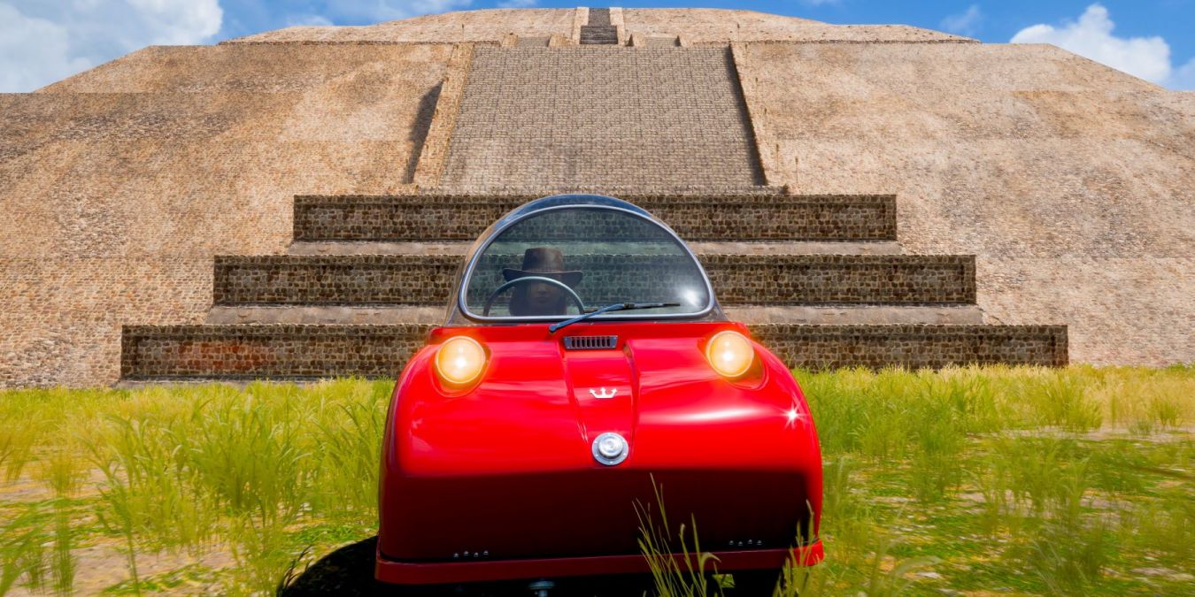 Где фотографировать Трёхколёсный микромобиль в Теотиукане в Forza Horizon 5: где найти пирамиду Где фотографировать Трёхколёсный микромобиль в Теотиукане в Forza Horizon 5: где найти пирамиду