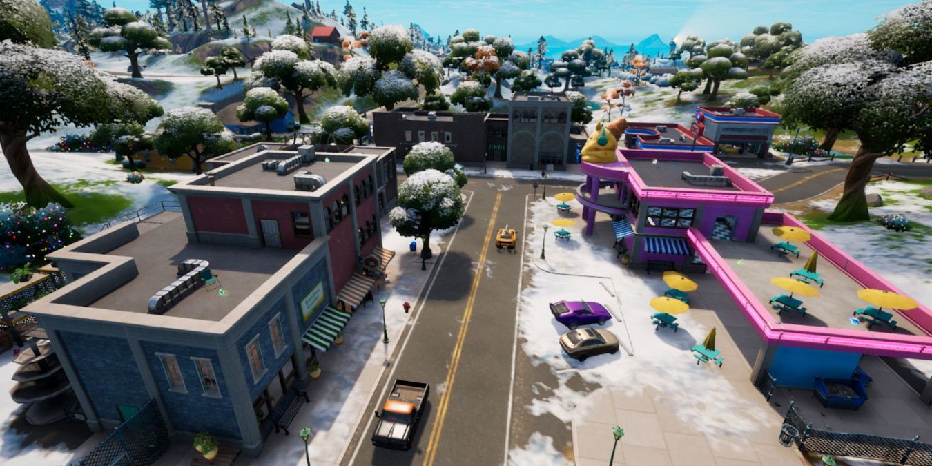Купите случайный предмет в неисправном торговом автомате в Fortnite