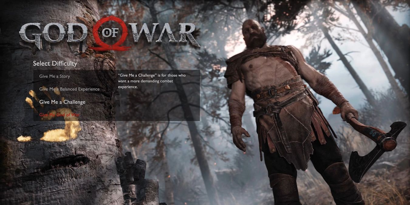 Все уровни сложности в God of War