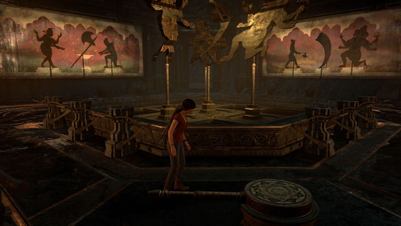 Головоломка Театра теней в Uncharted: The Lost Legacy: как решить