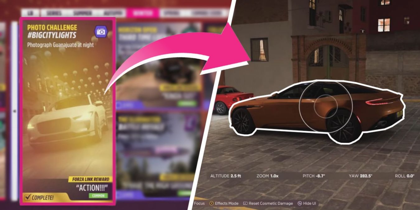 Фотозадание «Огни большого города» в Forza Horizon 5: как выполнить
