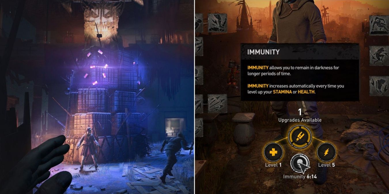 Как поддерживать иммунитет в течение ночи в Dying Light 2
