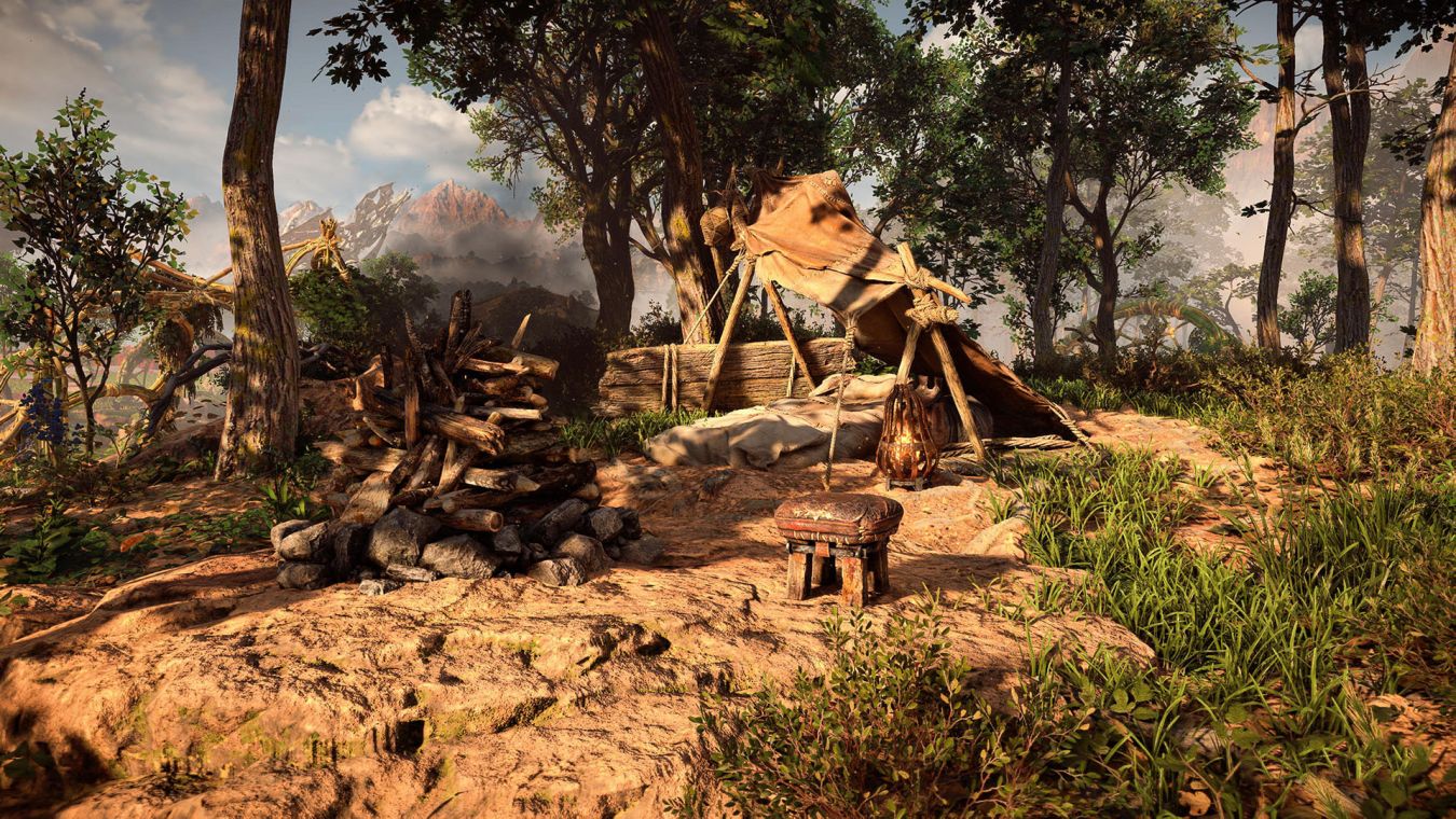 Все убежища в Horizon: Forbidden West: где найти все костры и верстаки