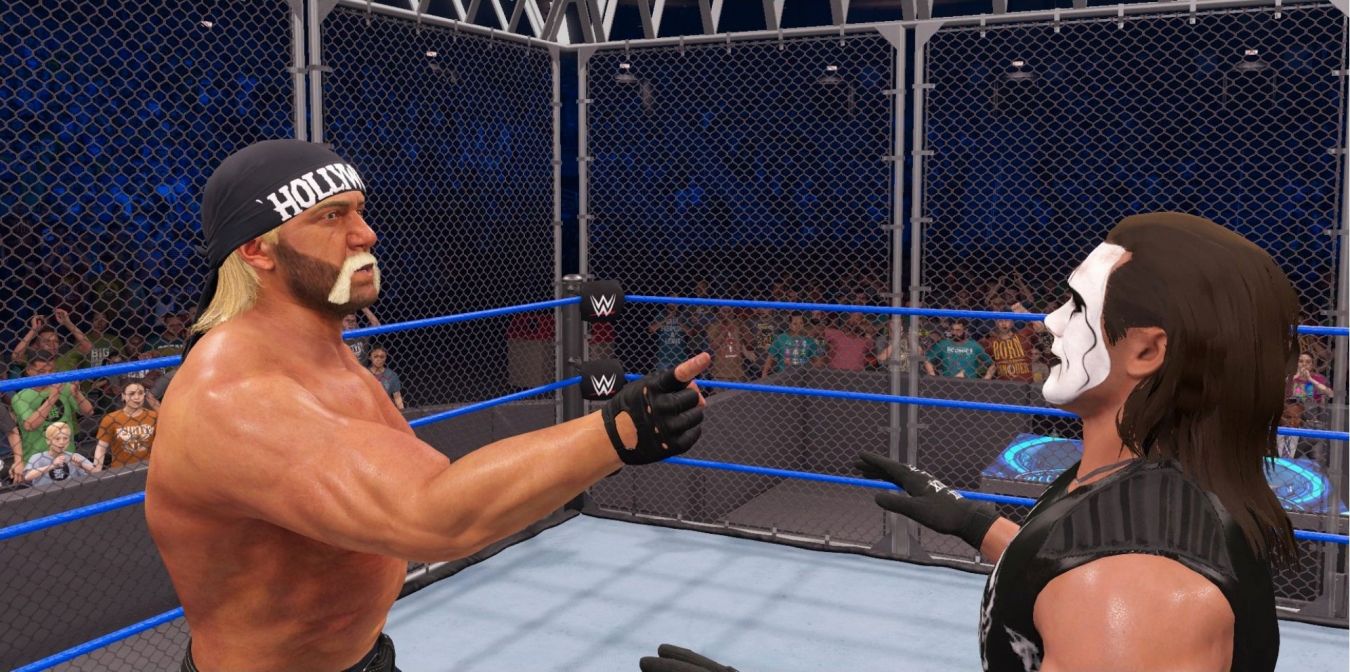 Как выиграть матч в клетке в WWE 2K22
