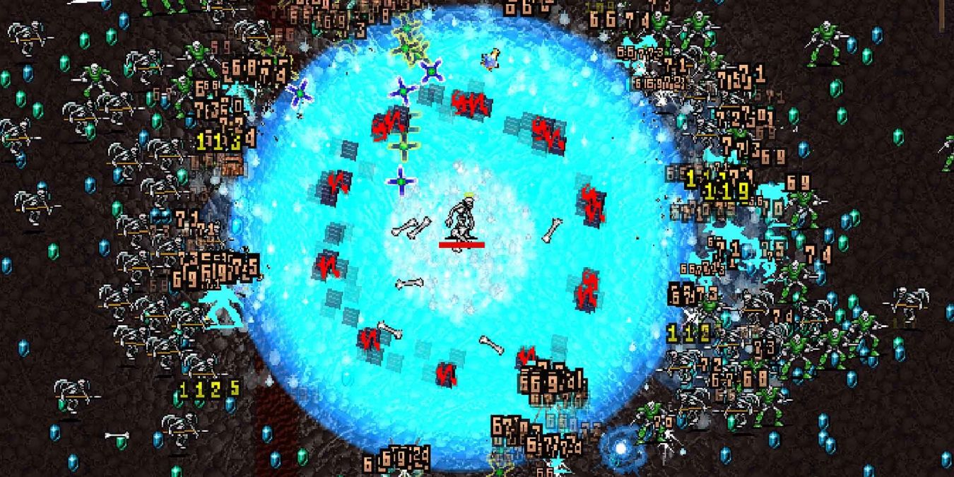 Совет по этапу Bone Zone в Vampire Survivors