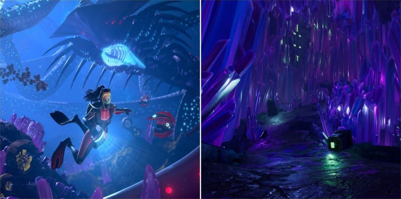 Как выжить в кристальных пещерах в Subnautica: Below Zero Как выжить в кристальных пещерах в Subnautica: Below Zero