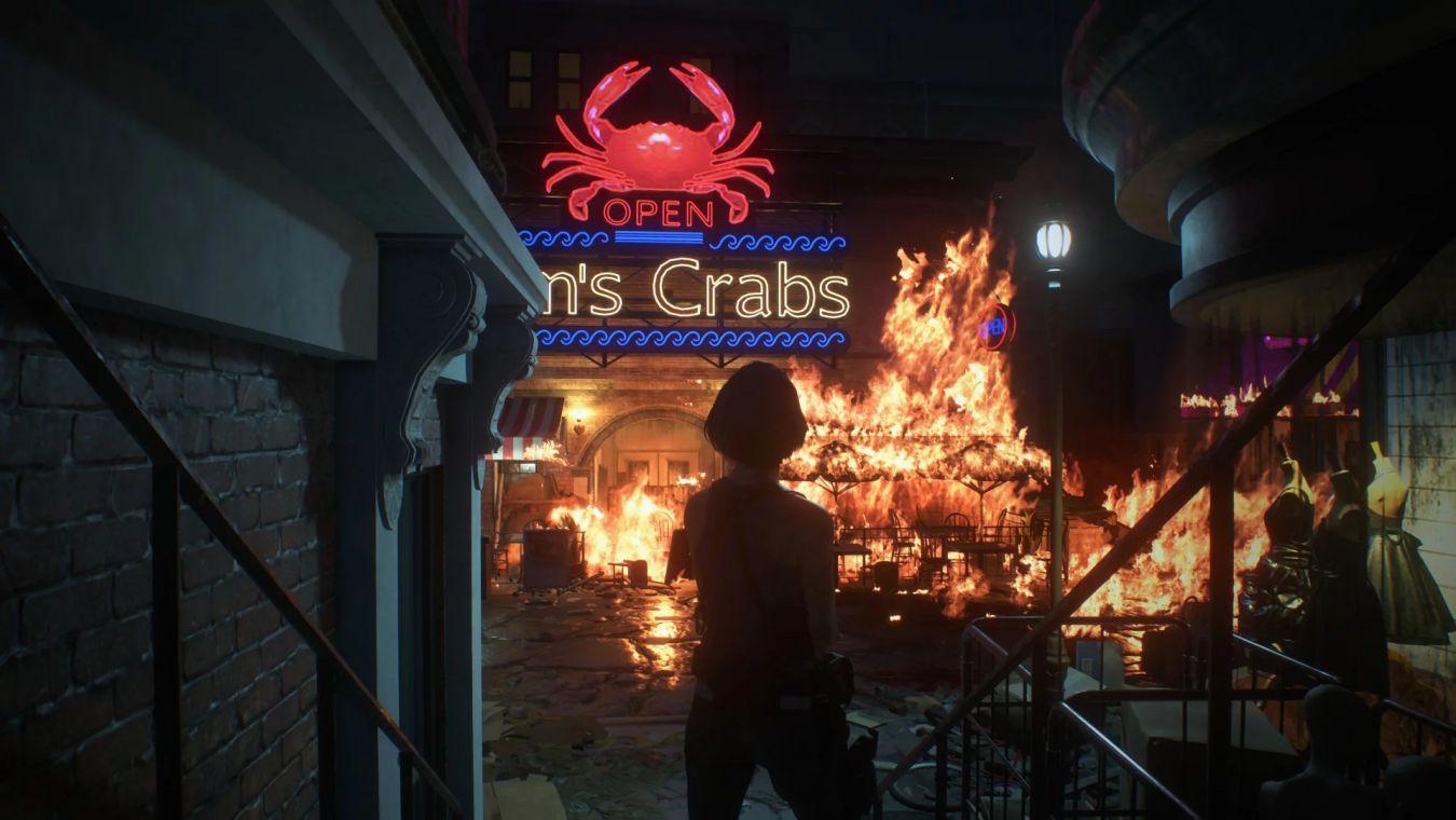 Покинуть квартиру Джилл, найти парковку и встретить Карлоса в Resident Evil 3