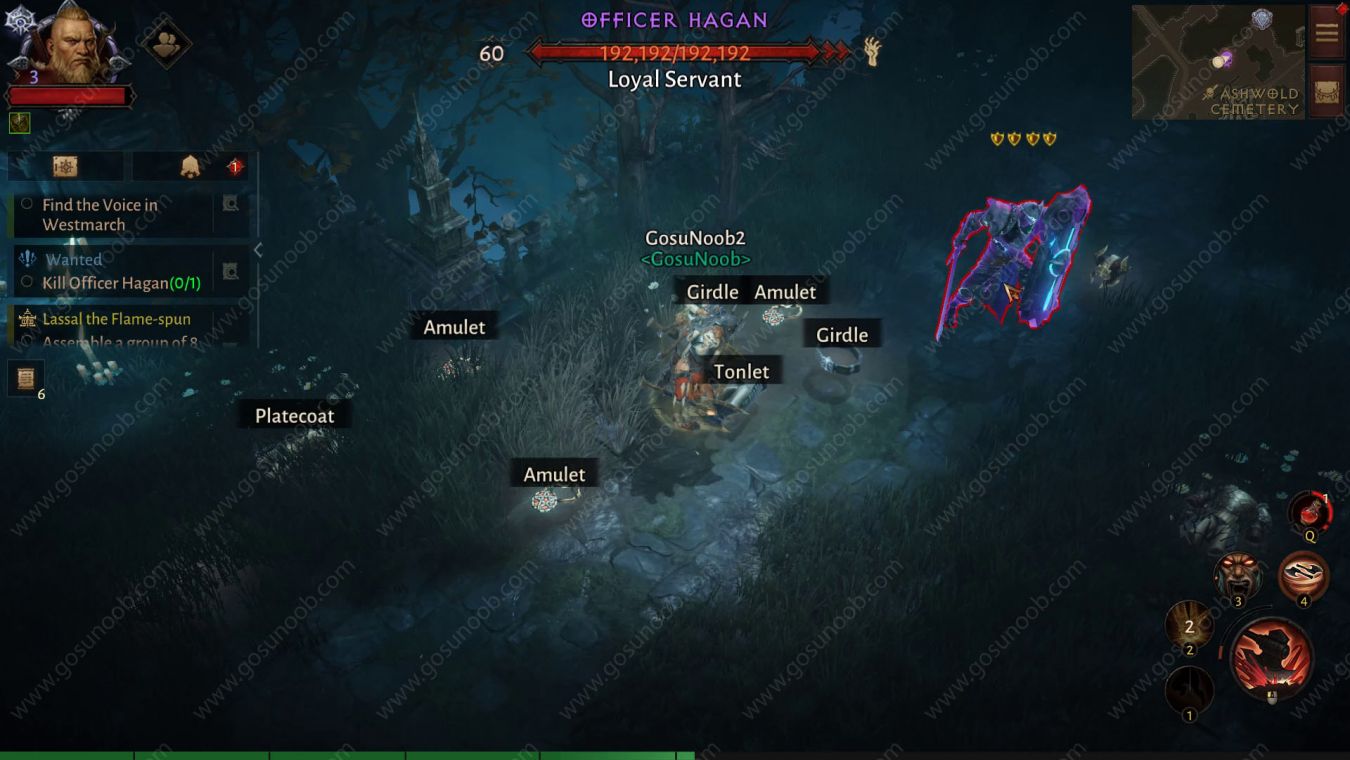 Как найти и убить офицера Хагана в Diablo Immortal