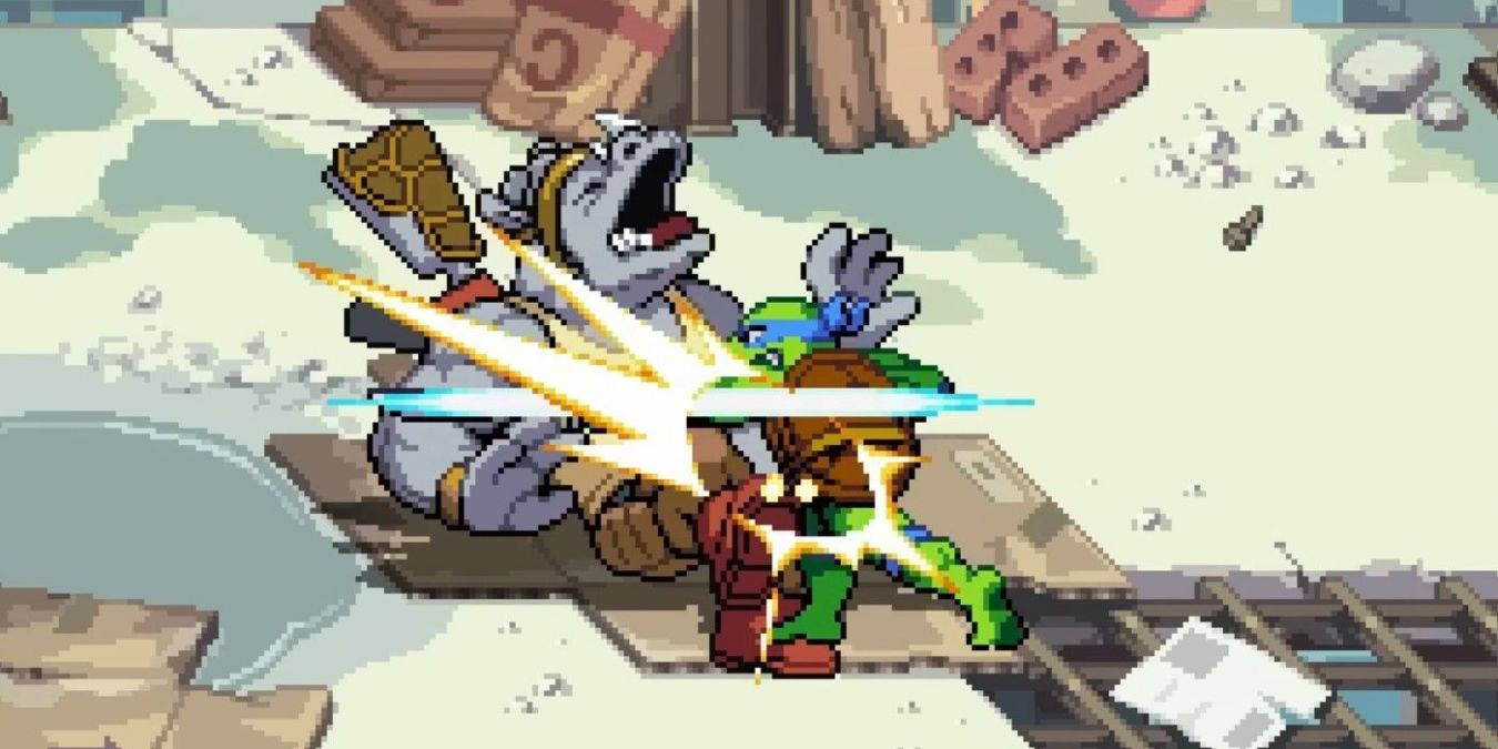Рокстеди в TMNT: Shredder’s Revenge: как победить