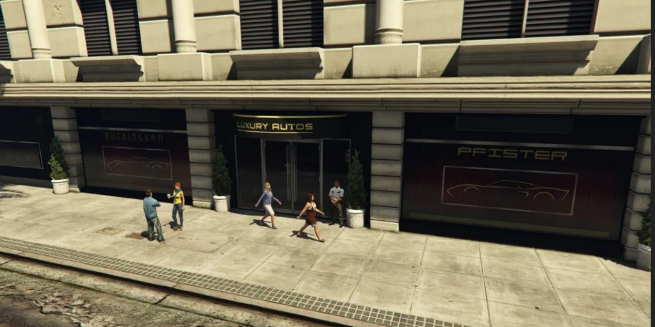 Где найти автосалон Luxury Autos в GTA Online