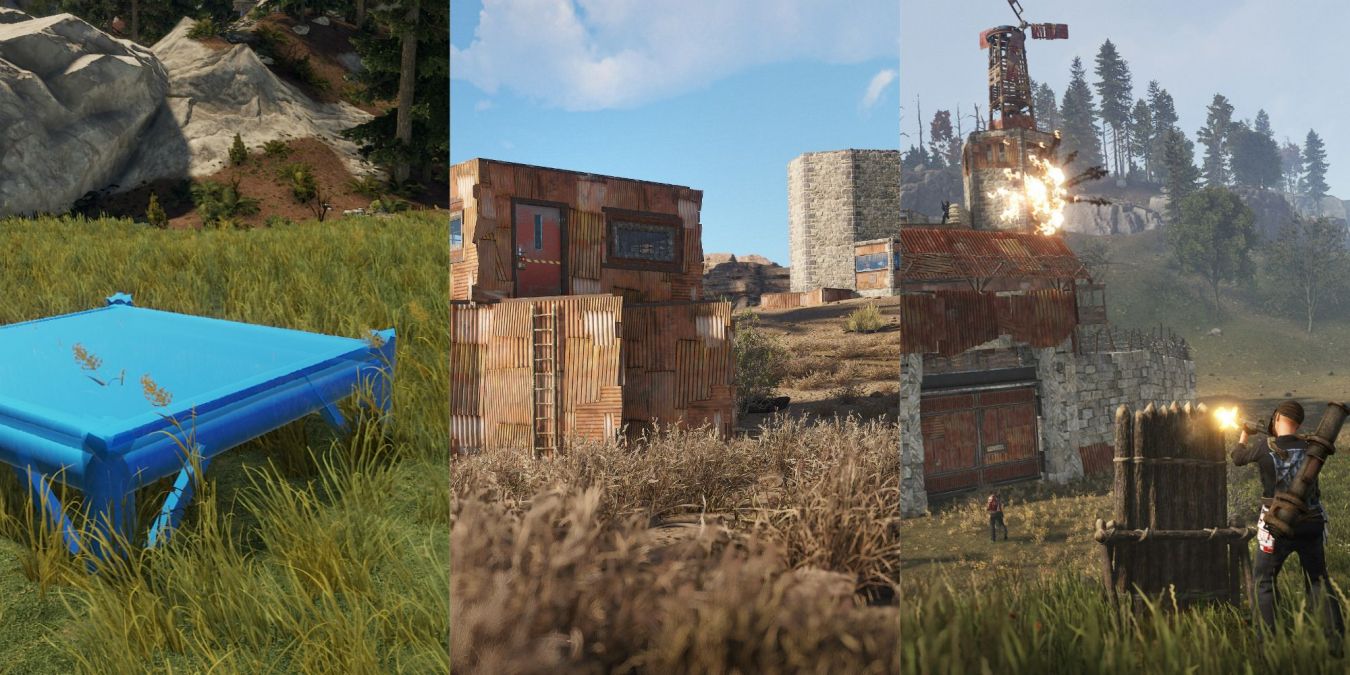 Как строить каменные стены в Rust