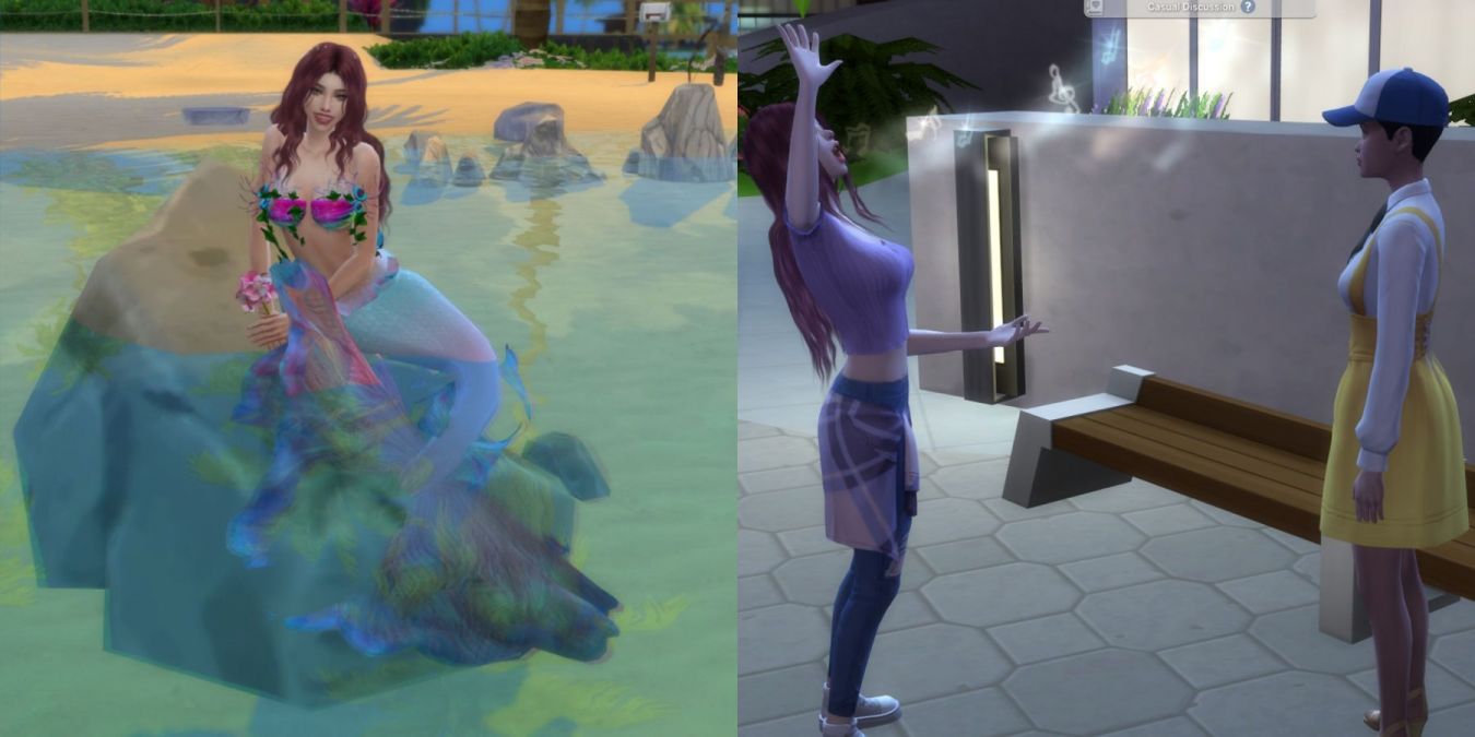 Как стать русалкой в The Sims 4