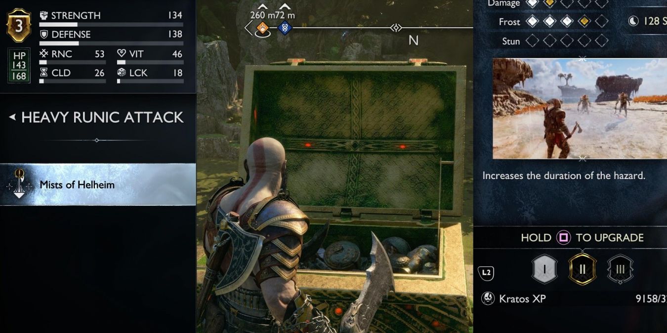 Тяжелые рунические атаки в God of War: Ragnarok: как открыть