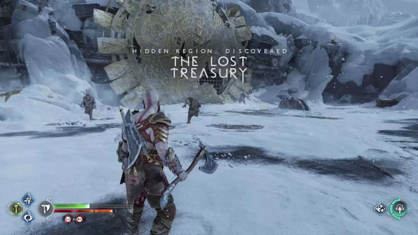 Как попасть к Потерянной сокровищнице в God of War: Ragnarok Как попасть к Потерянной сокровищнице в God of War: Ragnarok