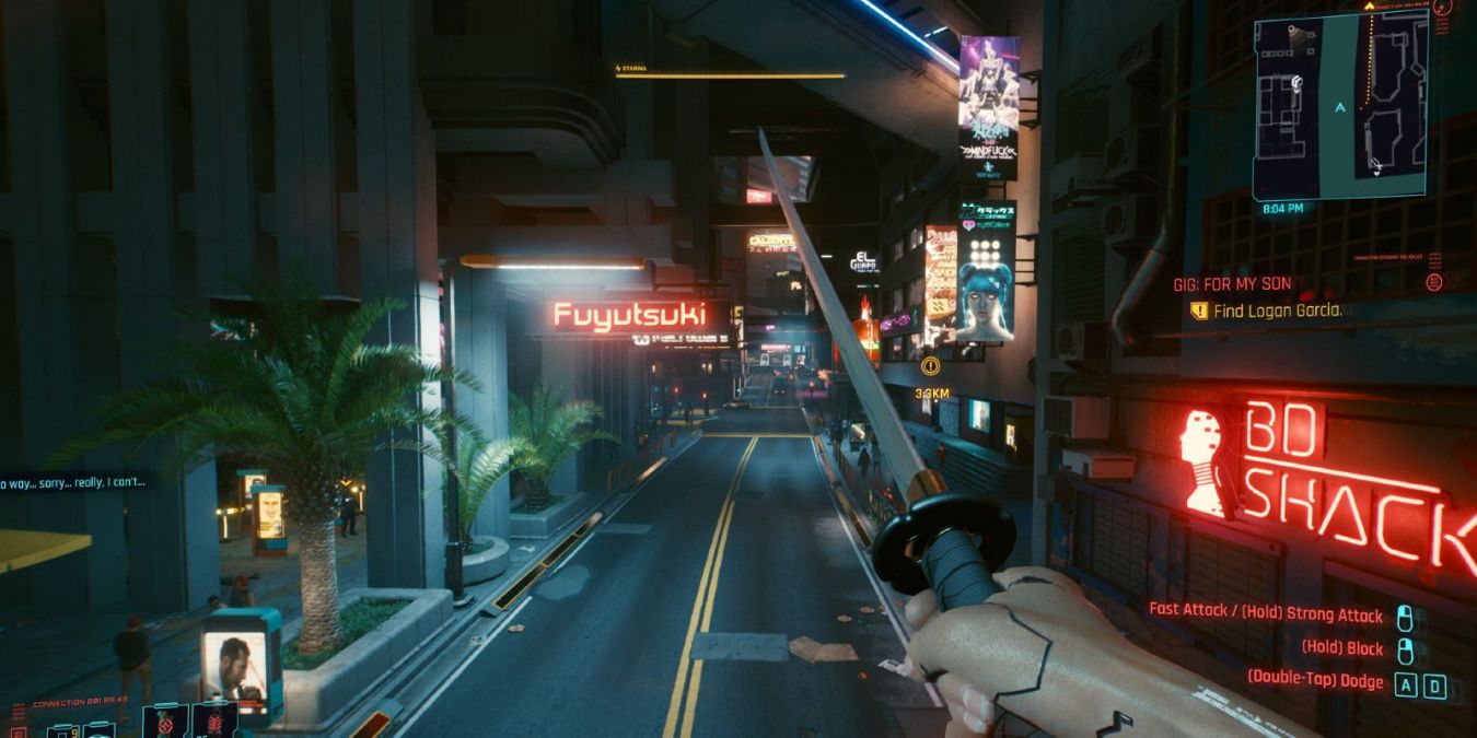 Как сделать двойной прыжок в Cyberpunk 2077