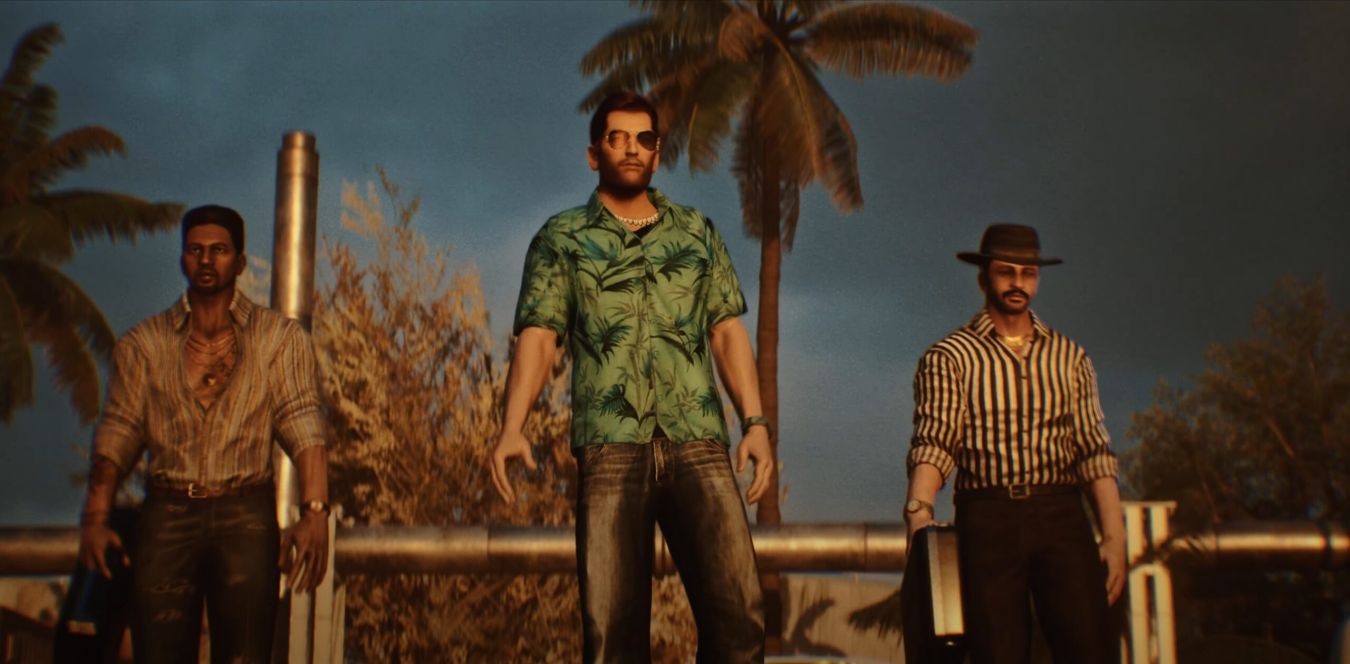 Фанатская переделка сцены из Grand Theft Auto: Vice City на Unreal Engine 5