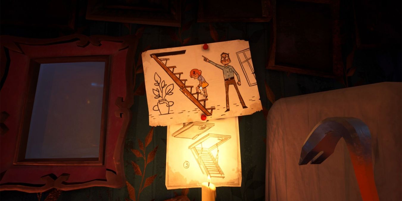 Как открыть чердак в музее в Hello Neighbor 2