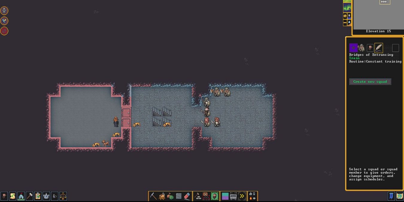 Как сделать военный отряд в Dwarf Fortress Как сделать военный отряд в Dwarf Fortress