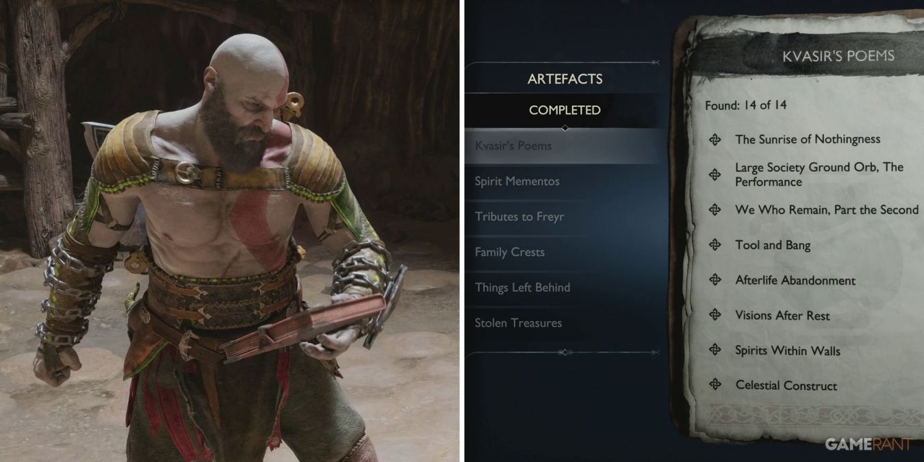 Все стихи Квасира в God of War: Ragnarok: где найти Все стихи Квасира в God of War: Ragnarok: где найти