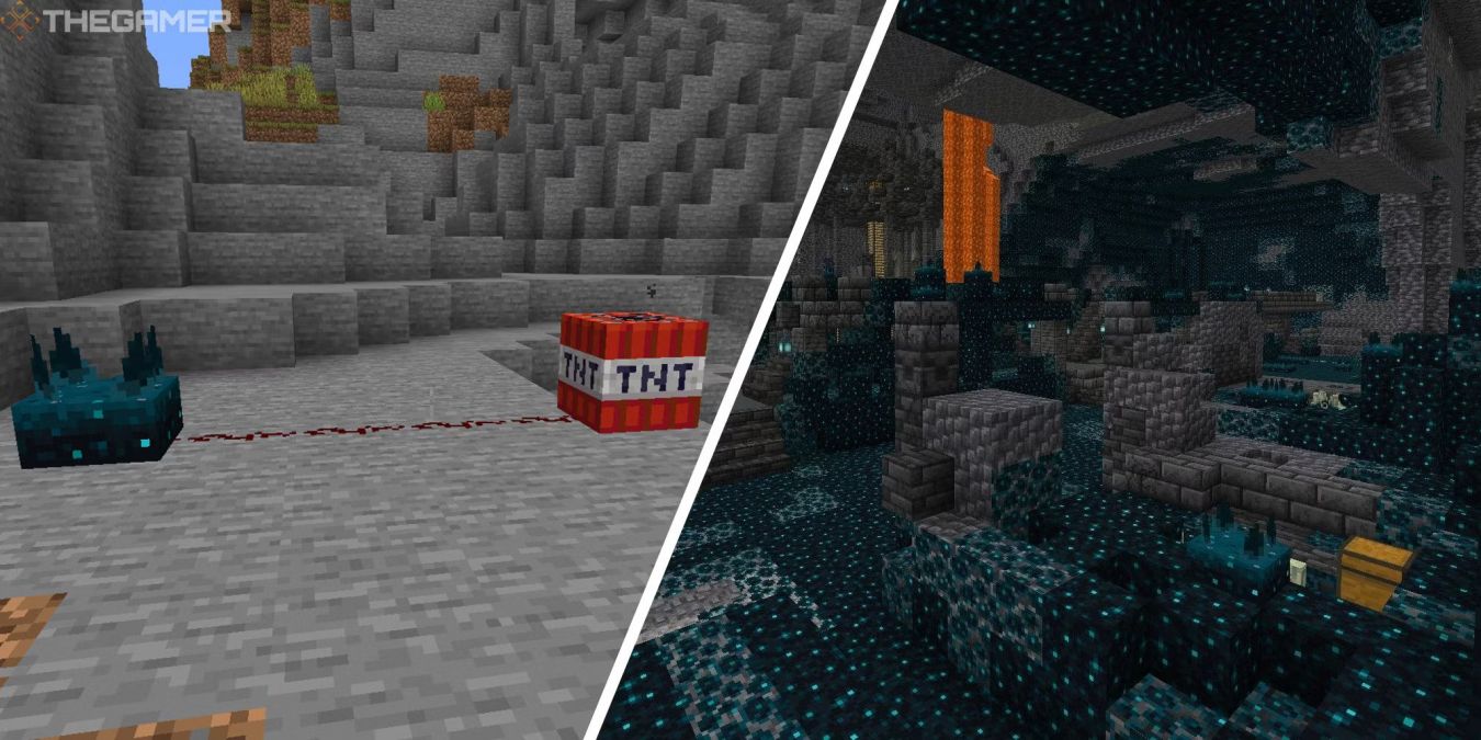 Как сделать ловушки с Скалк-сенсором в Minecraft