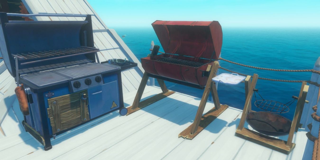 Как приготовить еду на гриле в Raft