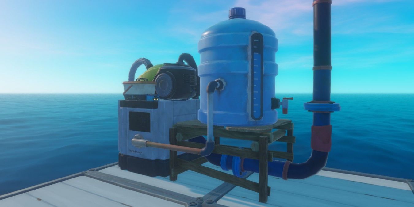 Как установить Электрический опреснитель в Raft