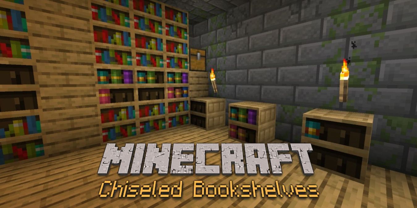 Как сделать продвинутые книжные полки в Minecraft и что они делают