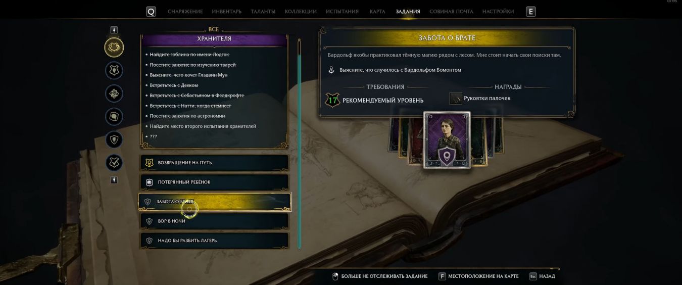 Забота о брате в Hogwarts Legacy: как пройти