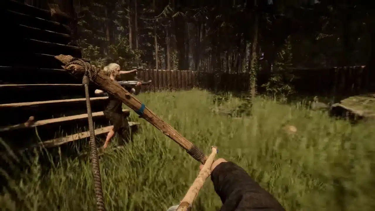 Как построить лестницу в Sons of the Forest