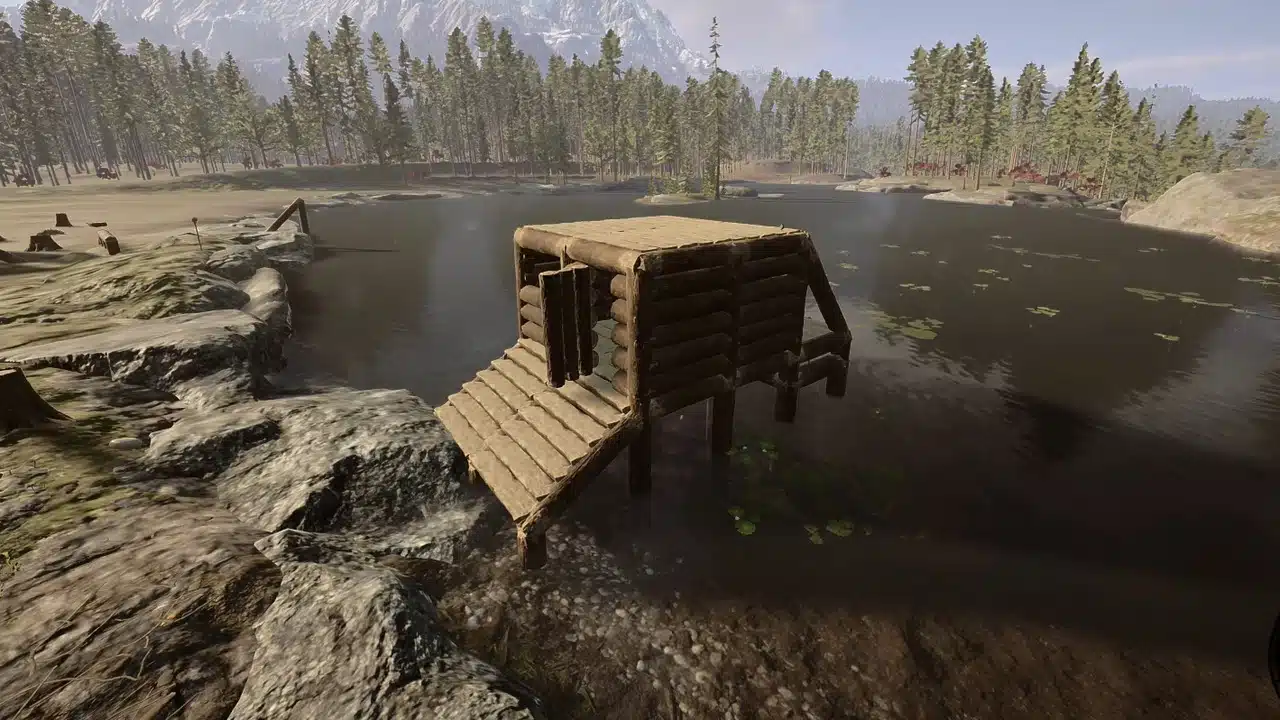 Как строить на воде в Sons of the Forest