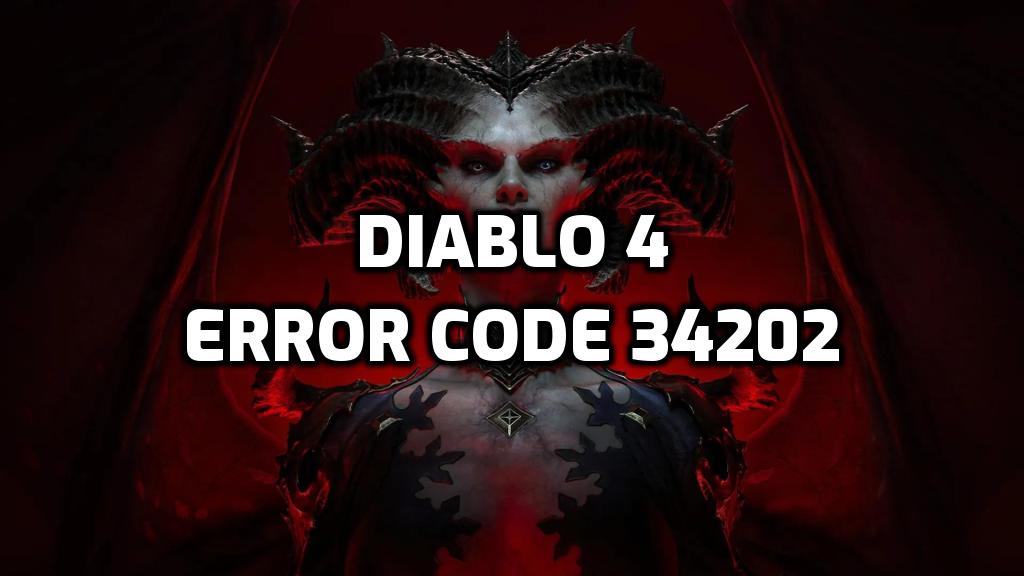 Сервера Diablo IV недоступны: код ошибки 34202