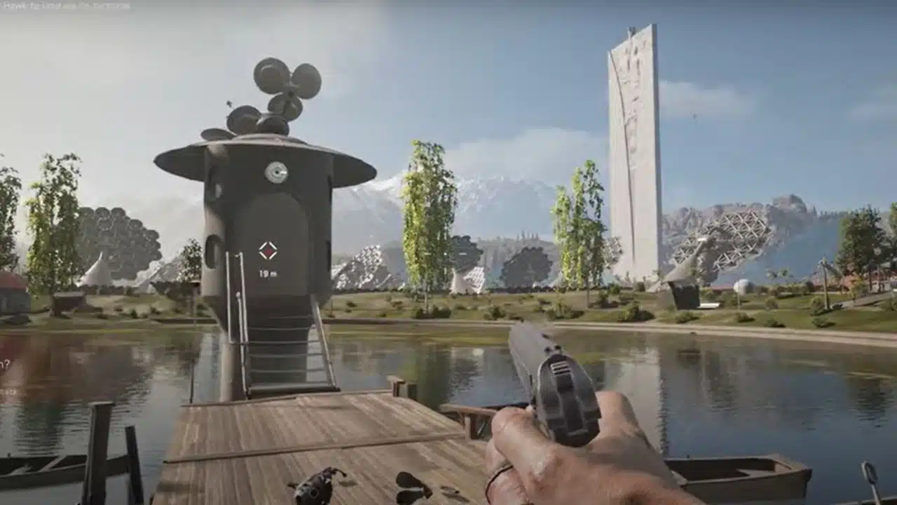 Как приказать ястребу приземлиться в Atomic Heart