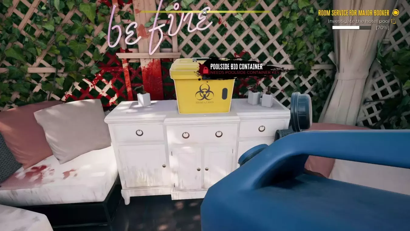 Биоконтейнер у бассейна в Dead Island 2: как открыть