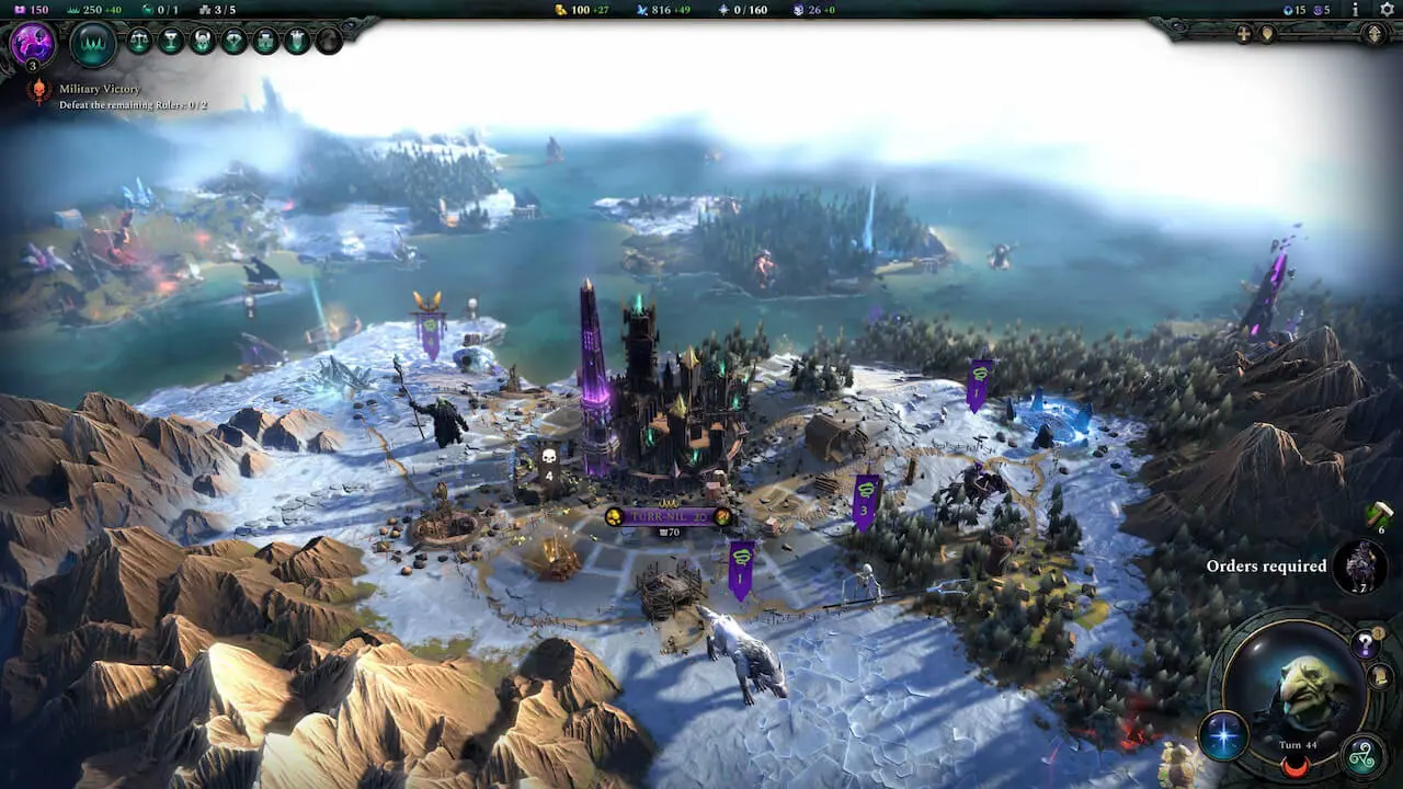 Как лечить юнитов в Age of Wonders 4