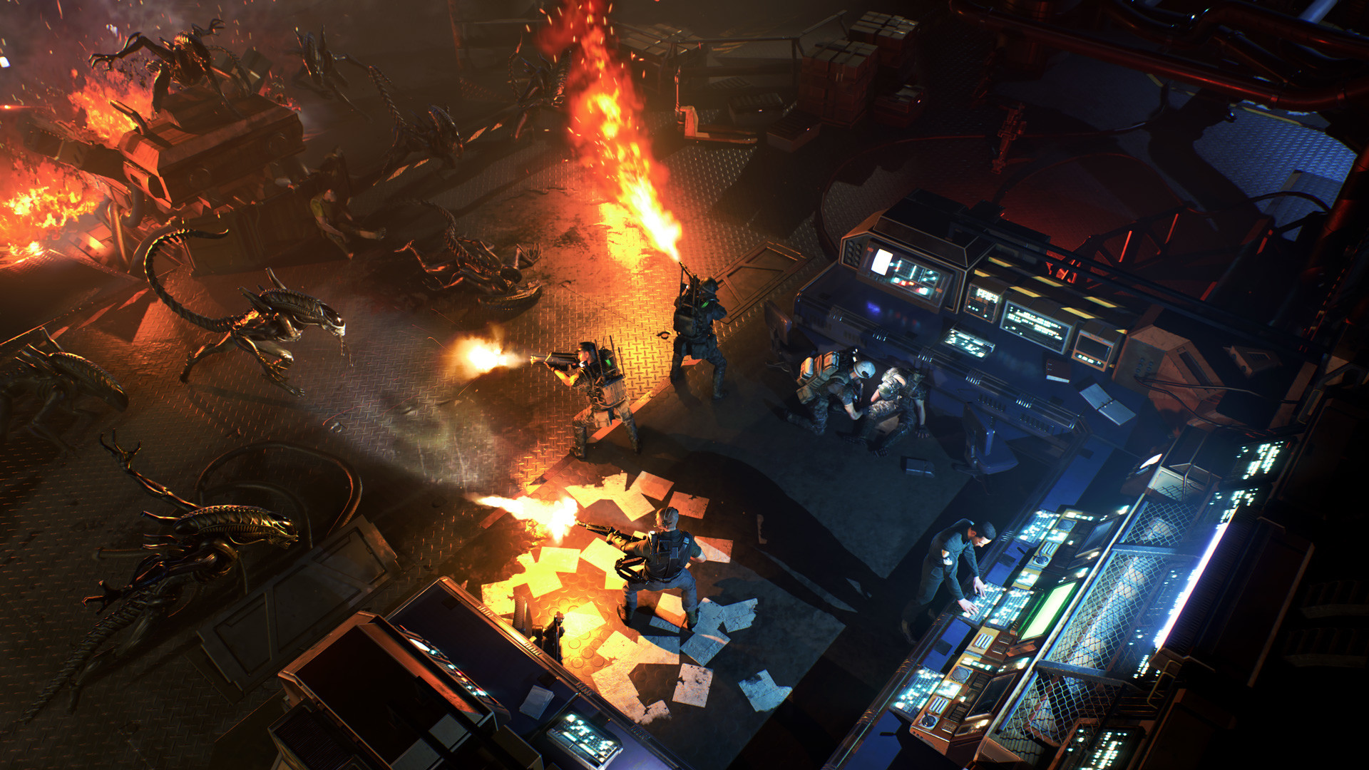 Есть ли пауза в Aliens: Dark Descent: как поставить паузу