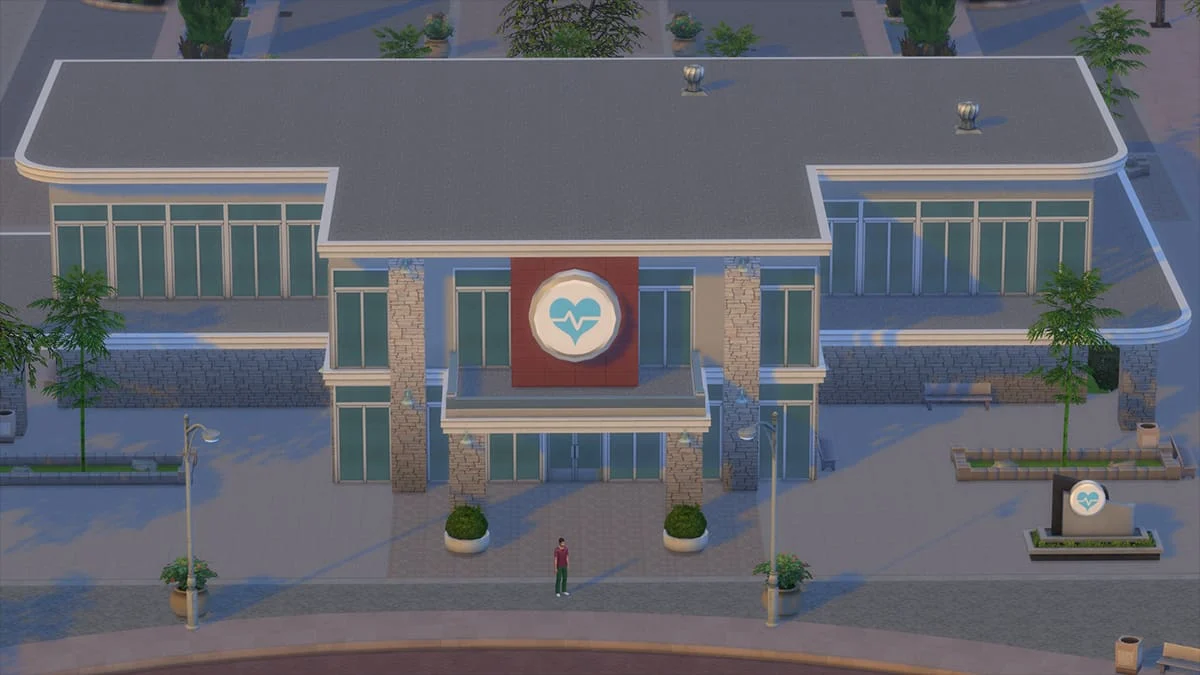 Где найти больницу в The Sims 4