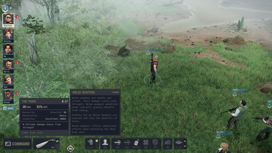 Как получить лучшее оружие ближнего боя в Jagged Alliance 3
