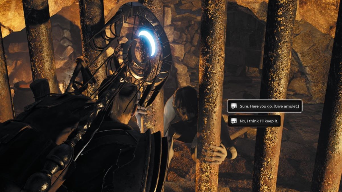 Человек в канализации в Remnant 2: стоит ли давать ему амулет