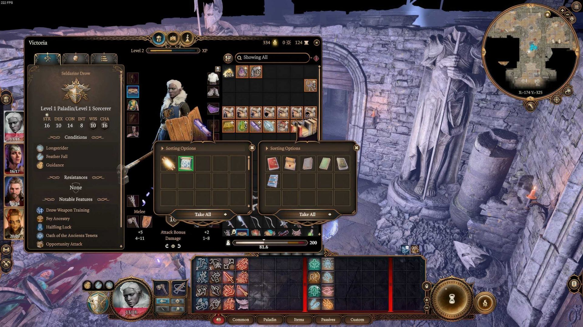 Для Baldur’s Gate 3 вышел мод, помогающий в сортировке инвентаря