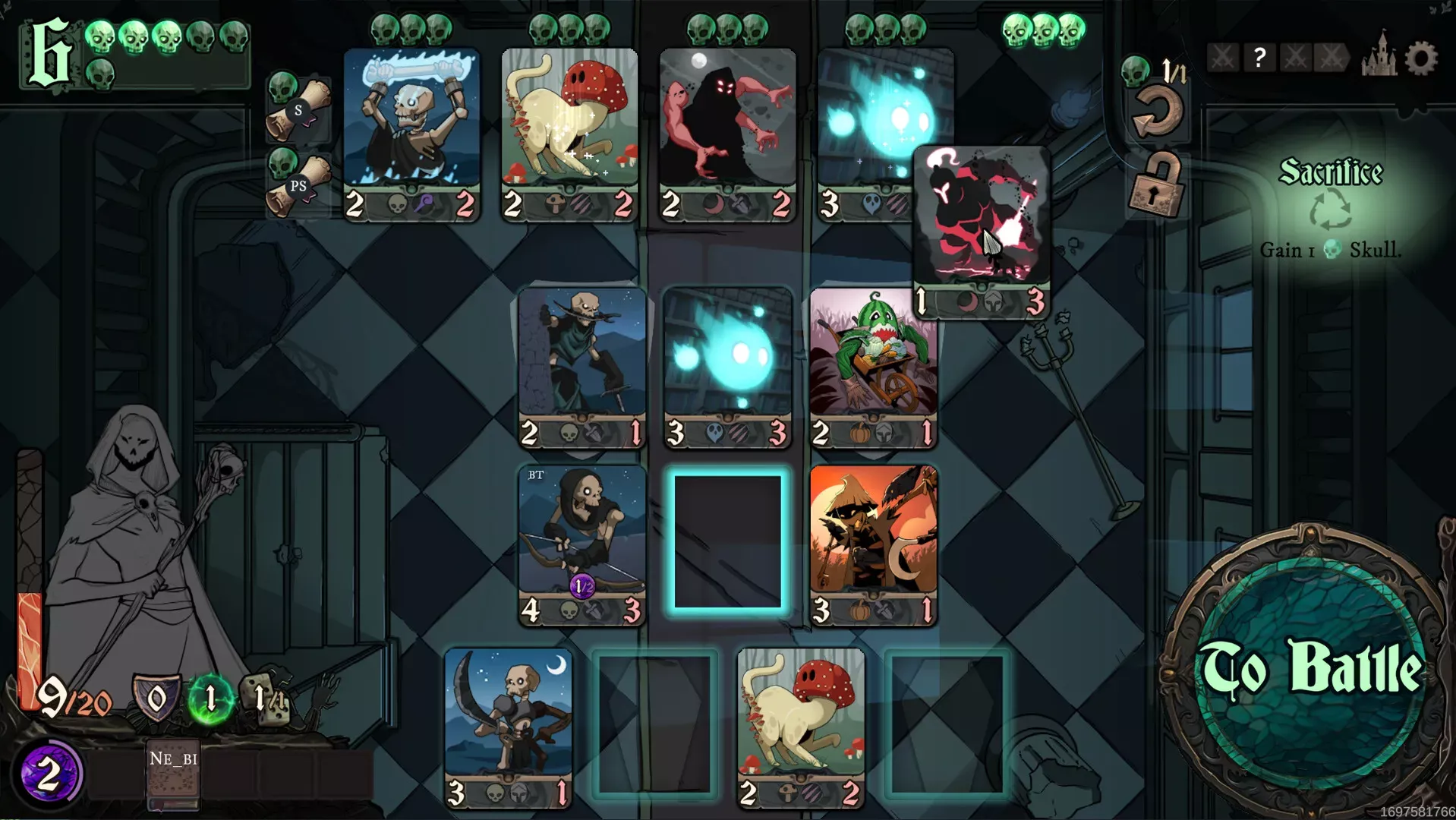 Throne of Bone - смесь MTG, Hearthstone BG и Slay the Spire
