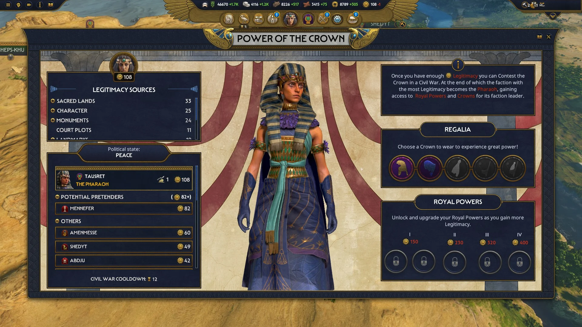 Как стать фараоном или великим царем в Total War: Pharaoh